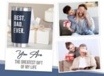 TEEZWONDER Gifts for Dad from Daughter Son - 20 oz Stainless Steel Insulated Coffee Tumbler with Lid - Birthday Gifts for Dad Who Wants Nothing, Mens Birthday Gift Ideas - Image 7