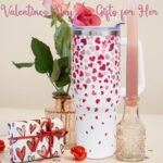 40 oz Valentines Tumbler with Handle and Straw, Stainless Steel Insulated Heart Tumbler 40 oz, Reusable tumbler with Leak Proof Lid, Valentines Gifts for Her - Image 3