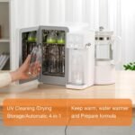 UV Sanitizer and Dryer 6-in- 1 Sanitizing Machine for Baby Bottles ，1.5L Formula Maker with Night Light 4 Temperature Control 24H Keep Warm 72H Storage - Image 4