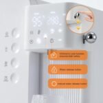 UV Sanitizer and Dryer 6-in- 1 Sanitizing Machine for Baby Bottles ，1.5L Formula Maker with Night Light 4 Temperature Control 24H Keep Warm 72H Storage - Image 5