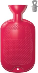 Flents Reusable Water Bottle, Warm or Cold Therapy, Helps Soothe Muscle Aches, Cramps and Pain, Durable Rubber Design, Latex Free, 2 QT (1.66 L) - Image 5