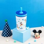 Zak Designs Disney Kelso Toddler Cups For Travel or At Home, 12oz Vacuum Insulated Stainless Steel Sippy Cup With Leak-Proof Design is Perfect For Kids (Mickey Mouse) - Image 4