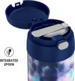 THERMOS FUNTAINER 16 Ounce Stainless Steel Vacuum Insulated Food Jar with Spoon, Tie Dye - Image 4