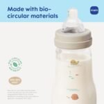 MAM Premium Glass Baby Bottles, Easy Switch Between Breast and Bottle, Feel Good Medium Flow, Newborn Essentials Must Have, 2+ Months, BPA Free, 9oz, Girl, 3 Pack - Image 5