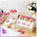 Hushee 6 Set Class of 2026 Senior Night Gifts 16 oz Glass Water Bottle with Lids Straws Glitter Bow Straw Topper Senior 2026 Tumbler Graduation Gift for Her Women Team Coach Player (Pink) - Image 3