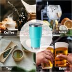 HASLE OUTFITTERS 30oz Stainless Steel Tumbler, Double Wall Vacuum Insulated Travel Mug Tumbler, Durable Insulated Coffee Mug, Gift Box Set (Light Green, 1) - Image 4