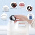3 Pcs 1 Gallon Plastic Jug with Lids Square Empty Storage Containers Hdpe Carboy Plastic Jar Containers for Milk Water Beverage Oil Liquids (Translucent Color) - Image 4