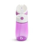 Munchkin® Flip & Go™ Toddler Sippy Cup with Straw, 12 Ounce, Ultra Durable Tritan Material, Purple - Image 3