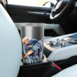 Rocket Outer Space Astronaut Custom BRAYDEN Stainless Steel Insulated Tumbler - Image 5