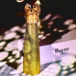 Luxury Diamond Water Bottle Gold Bling Reusable Insulated Stainless Steel Premium Aesthetic Gift(Golden Rhinestone) - Image 3