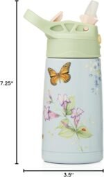 Lenox 895741 Butterfly Meadow Light Blue Stainless Steel Kids Water Bottle - Image 9