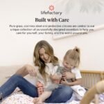 Lifefactory 4-Ounce BPA-Free Glass Baby Bottle with Stage 1 Nipple and Protective Silicone Sleeve, Stone Gray - Image 8