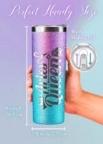 Onebttl Zodiac Gifts for Women, Best Friend Birthday Gifts for Her, 20oz Stainless Steel Tumbler, Engraved Logo Blue and Purple, Aries - Image 5