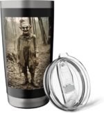 Dark Fantasy Gothic Witch Elf Troll Vintage Photo Stainless Steel Insulated Tumbler - Image 6