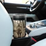 Dark Fantasy Gothic Witch Elf Troll Vintage Photo Stainless Steel Insulated Tumbler - Image 7