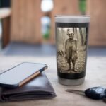 Dark Fantasy Gothic Witch Elf Troll Vintage Photo Stainless Steel Insulated Tumbler - Image 8