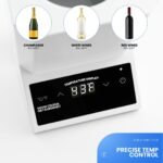 Electric Wine Chiller | Single Bottle Portable Wine Cooler with LED Touch Display & Adjustable Temperature | Sleek Iceless Wine Chilling for Modern Kitchens - Image 5