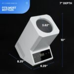Electric Wine Chiller | Single Bottle Portable Wine Cooler with LED Touch Display & Adjustable Temperature | Sleek Iceless Wine Chilling for Modern Kitchens - Image 6