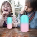 SYACOT Auto Spout Lid for Hydro Flask Wide Mouth Water Bottles, Replacement Top Spout Lid for HydroFlask Wide Mouth 12 oz 32 oz 40 oz, Chug Cap with Flexible Handle,Big Nozzle - Image 9