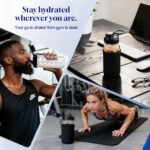 Neodaco 24 OZ Glass Shaker Bottle, Odorless Shaker Bottle with 304 Stainless Steel Ball and Removable Cleaning Brush for Fitness Protein Mixes - Image 4