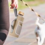 48 oz Sports Borosilicate Glass Water Bottle with Bamboo Lid with Neoprene Sleeve - Image 7