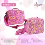 Emily Rose Kids Insulated 11.5" Pink Reusable Lunch Box - Triple Insulated Food Container & Matching Vacuum Sealed 12oz Water Bottle for Daycare, Elementary School & Travel | Kids 5-12 - Image 6