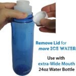 Ice Stick - Large (8oz) for Wide Mouth Water Bottles, Beverage Dispensers, Water Jugs, Growlers - BPA-Free (Set of 4) - Image 3