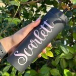 Personalized Skinny Tumbler with Name - Custom 20 oz Insulated Stainless Steel Cup with Straw & Lid - Choose Your Font & Color - Drinkware for Women, Bridesmaids, Birthdays - Image 7