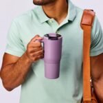 BrüMate Müv - 25oz 100% Leak Proof Insulated Coffee Mug with Handle & Lid - Stainless Steel Coffee Travel Mug - Double Walled Coffee Cup (Lavender) - Image 6
