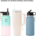 Letter Charm Accessories For Stanley Cup,Gold Initial Chain Water Bottle Name Id Charms for Tumbler,Yeti, Simple Modern Cups Handle - Image 3