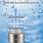 SOONHUA Hydrogen Water Bottle, Portable Glass Hydrogen Rich Water Bottle Generator with Nasal Tube for Home, Travel, Office - Image 3