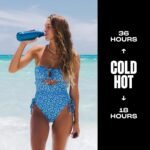 S'well Stainless Steel Water Bottle, 17oz, Ocean Blue, Triple Layered Vacuum Insulated Containers Keeps Drinks Cold for 36 Hours and Hot for 18, BPA Free, Perfect for On the Go - Image 3