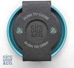 Circular and Co Leakproof Reusable Coffee Cup 8oz/227ml - The World's First Travel Mug Made from Recycled Coffee Cups, 100% Leak-Proof, Sustainable & Insulated. (Black & Faraway Blue) - Image 4