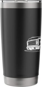 1970-1972 C10 Custom Truck Perfection C10 Truck Silhouette Stainless Steel Insulated Tumbler - Image 4