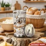 Love Baking - Personalized Baking Tumbler Custom Name Baker Coffee Mug Pastry Chef Gift Baking Enthusiast Travel Cup Insulated Tumbler For Mom Kitchen Decor Birthday Present For Her - Image 6