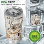 Love Baking - Personalized Baking Tumbler Custom Name Baker Coffee Mug Pastry Chef Gift Baking Enthusiast Travel Cup Insulated Tumbler For Mom Kitchen Decor Birthday Present For Her - Image 7