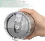 Personalized Initial V Tumbler 20oz, Monogrammed Gift for Women Birthday Mothers Day Religious Gift, Personalized Christian Gift for Women Initial Coffee Mug - Image 4