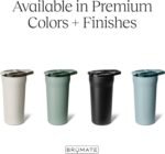 BrüMate Pour Over 20oz Insulated Coffee Mug | 2-in-1 Travel Coffee Maker with 100% Leakproof Lid | Insulated Coffee Tumbler | Travel & Camping | Comes with Filter Dripper | BPA-Free (Mist) - Image 4
