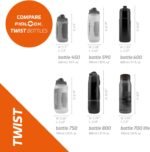 FIDLOCK Twist Replacement Bottle 750ml/25oz | Includes Twist Bottle Only (Twist Base Not Included) | Smoke - Image 3