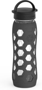 Lifefactory 22oz Bottle Classic Cap Hex Carbon - Image 3