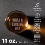 On The Rox Engraved Whiskey & Bourbon Glass Gifts - Personalized 11 oz Message Scotch Glass - Fun Gift For Him - Birthday, Anniversary - Image 3