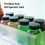 4 OZ Glass Shot Bottles with Caps, 12 Pack 120 ML Empty Juicing Bottles with Screw Lids and Labels, Reusable Airtight Glass Jars for Juice, Ginger, Wellness Shots - Image 4