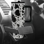 40oz Cow print Tumbler With handle, Stainless Steel Tumbler With Lid and Straws, Double Vacuum Leak Proof Travel Coffee Mug Cup Water Bottle For Home, Office, Party…… - Image 3