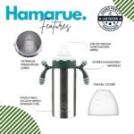 3-in-1 Deluxe Stainless Steel Sippy Cup for Babies and Toddlers | Non-Toxic Plastic Free Liquid Transfer | Straw Baby Cup & Bottle | Leak Proof Insulated (Green, 6 oz) - Image 3