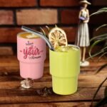 AGH 3oz Sublimation Shot Glasses Wine Tumbler with Straw, 6Pack Double Stainless Steel Wine Glass, Mini Insulated Coffee Mug Mugs For Bars, whiskey,Ice Cream, Tea(Green) - Image 7