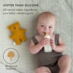 Natursutten Replacement Slow-Flow Bottle Nipples for Glass Baby Bottles - Eco-Friendly, BPA-Free Natural Rubber Nipples for Natursutten Baby Bottles - Made in Italy - 2 Pack - Image 3