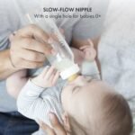 Natursutten Replacement Slow-Flow Bottle Nipples for Glass Baby Bottles - Eco-Friendly, BPA-Free Natural Rubber Nipples for Natursutten Baby Bottles - Made in Italy - 2 Pack - Image 6