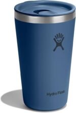 Hydro Flask All Around Tumbler Press-In Lid, Insulated Travel Mug, Stainless Steel Coffee Cup 16 Oz Harbor Blue - Image 3