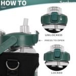 32 oz Glass Water Bottle with Straw and Time Marker, Large Motivational Borosilicate Glass Drinking Bottle with Silicone Boot and Sleeve - Image 3