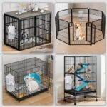 Kenond 50 oz Rabbit Water Dispenser,Gravity Dog Water Bowl Dispenser for Cage,Auto Water Bottle for Ferret,Cat,Dog and Other Animals, Compatible with Widemouth Cages, Wire Cages and Crates(Gary) - Image 6